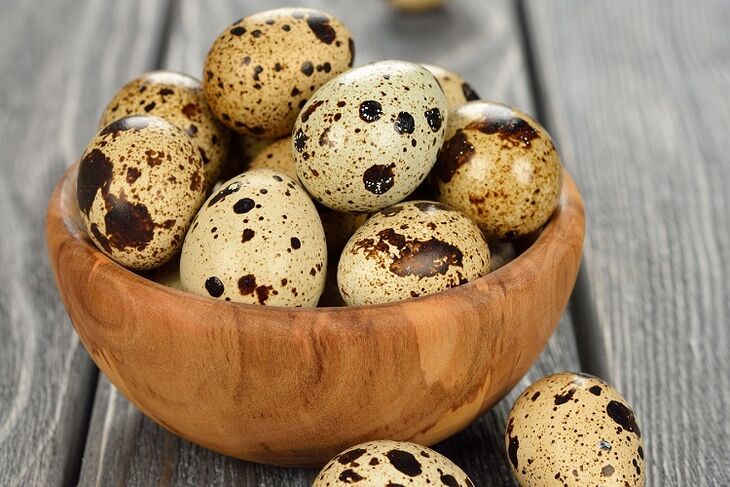 Oeufs de caille pour augmenter la puissance